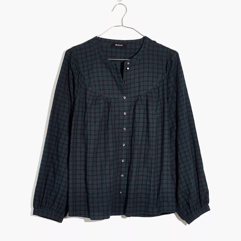 Madewell Balloon-Sleeve Peasant Top